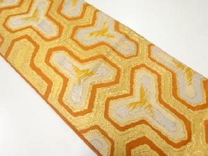 アンティーク 毘沙門亀甲模様織出し袋帯(材料)